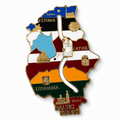 Magnet “Map of the Baltic States”