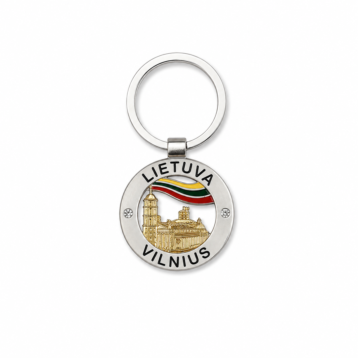 Keychain “Cathedral and Tricolour Emblem”