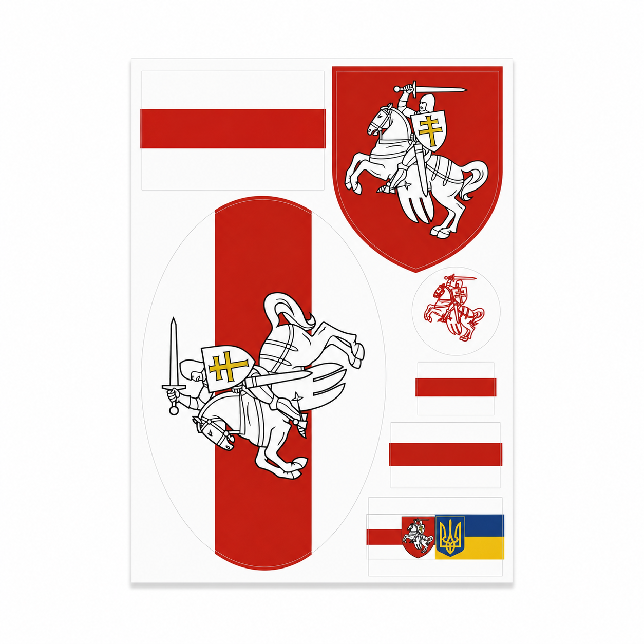 Lipdukų rinkinys „Gudų simboliai“