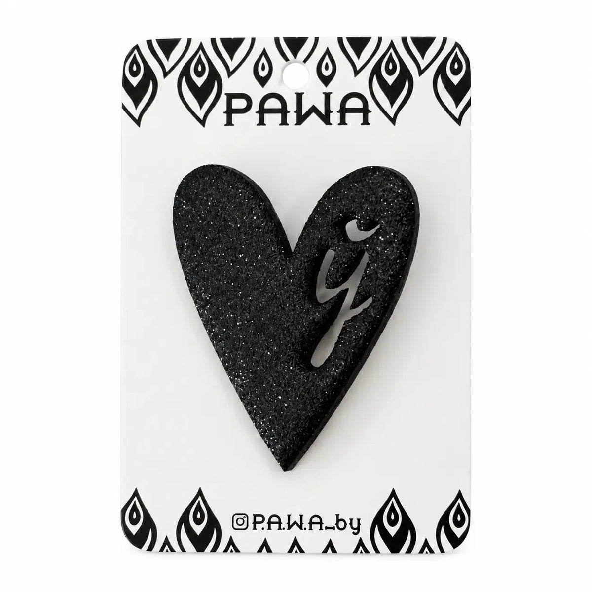 Heart “Ў” Brooch KROPKA