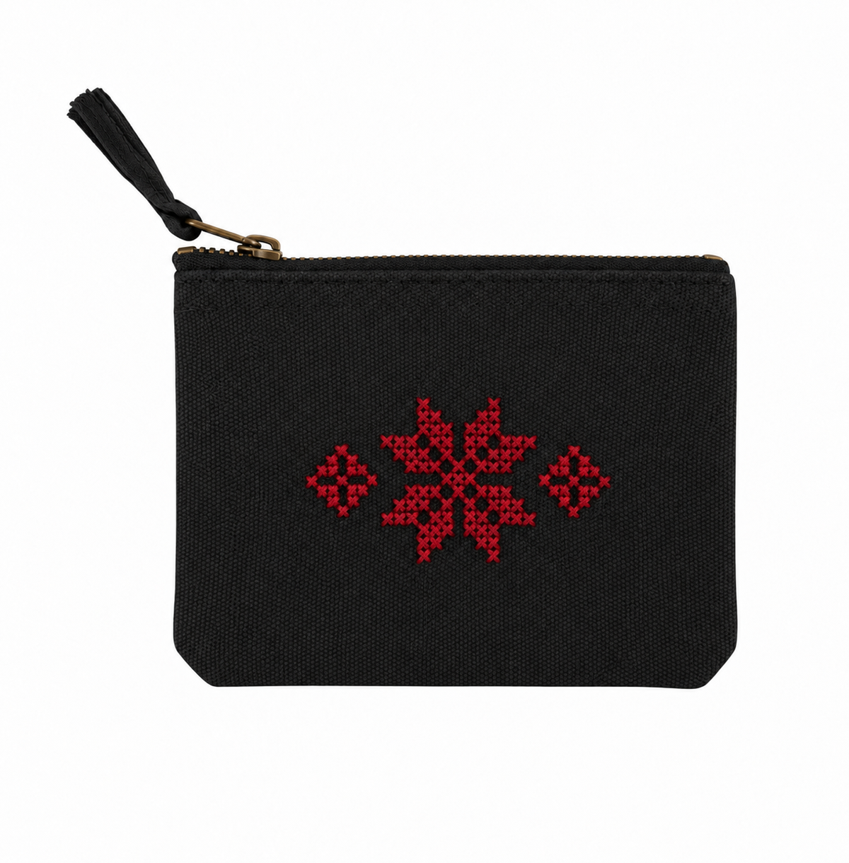 Coin Pouch with Belarusian Embroidery KROPKA