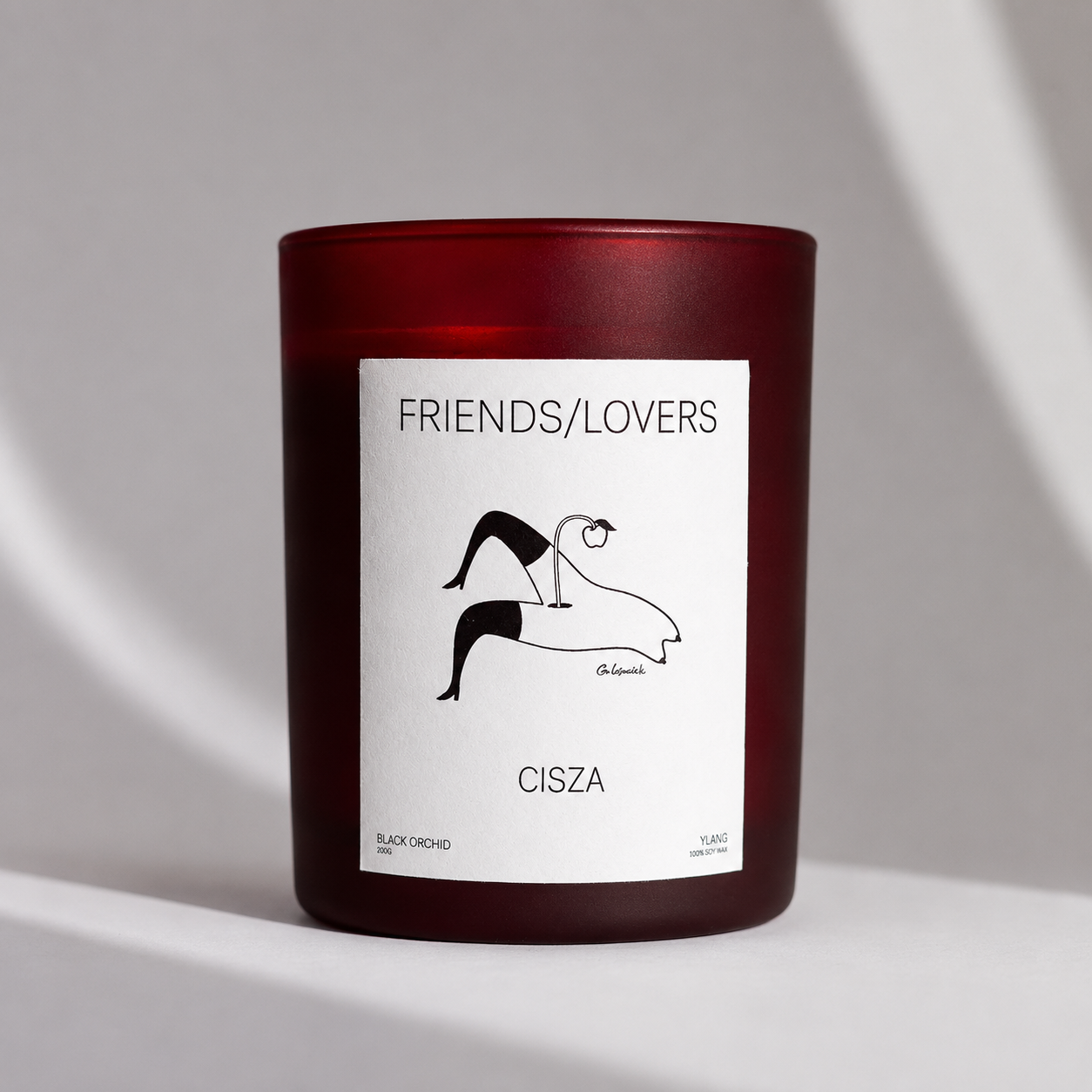 Свечка «FRIENDS/LOVERS» CISZA.DESIGN