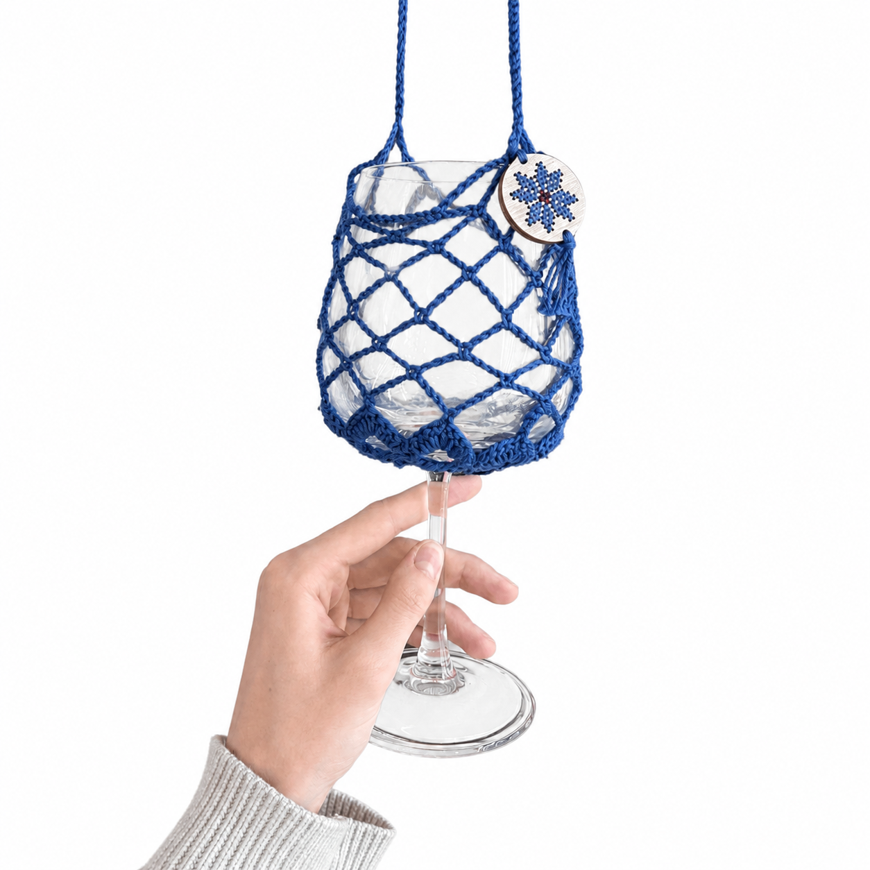 Handmade Wine Glass Holder KROPKA