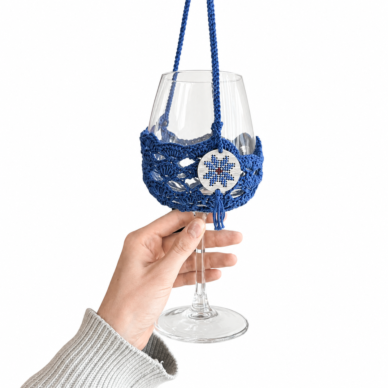 Handmade Wine Glass Holder KROPKA