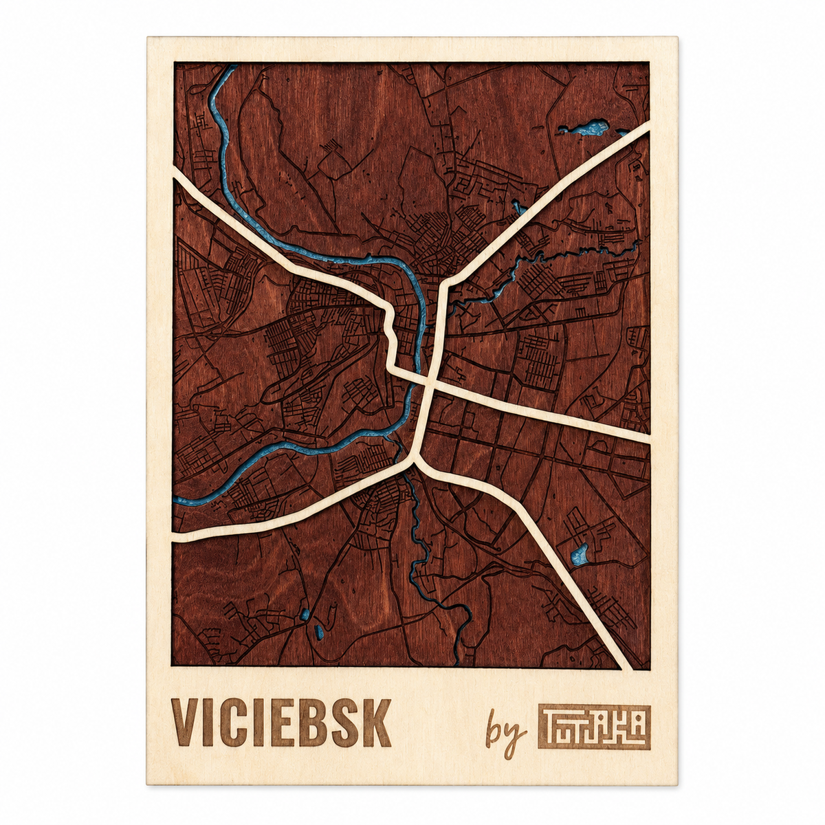 Wooden Panel “Horad, Dzie Zyvie Tvajo Serca” TUTAKA KROPKA