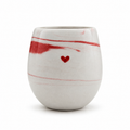 Ceramic Cup "Heart" KROPKA