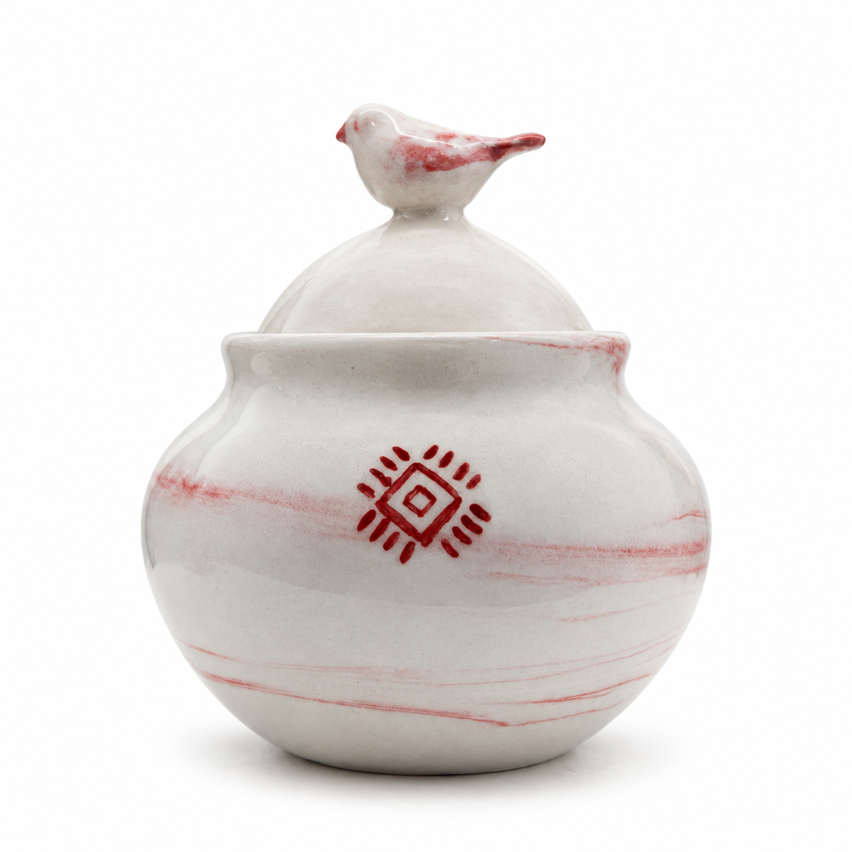 Ceramic Sugar Bowl "Bird" KROPKA