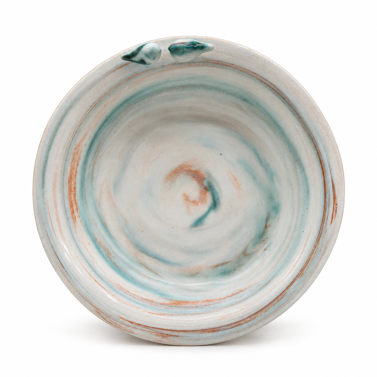 Ceramic Plate "Birds" KROPKA
