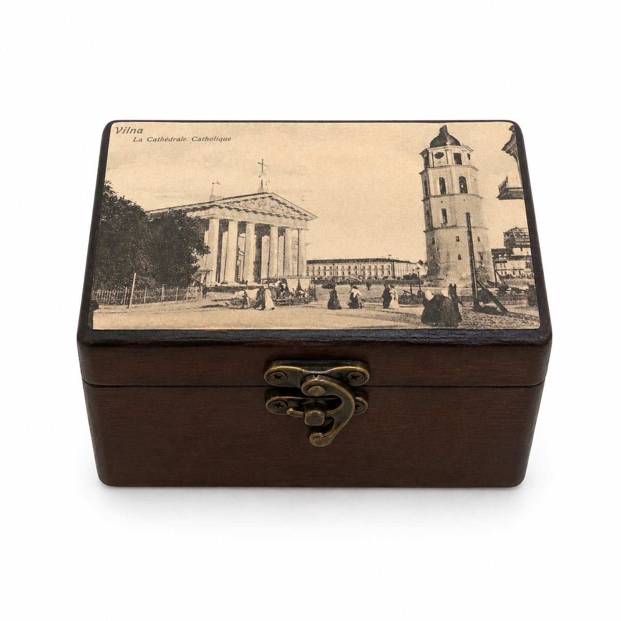 Handmade Wooden Box “Vilnius Cathedral”