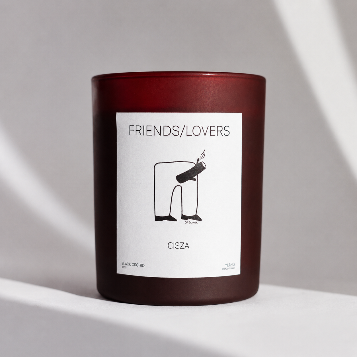 Свечка «FRIENDS/LOVERS» CISZA.DESIGN