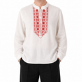 Linen Embroidered Vyshyvanka "Raman" KROPKA