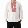 Linen Embroidered Vyshyvanka "Radaslau" KROPKA