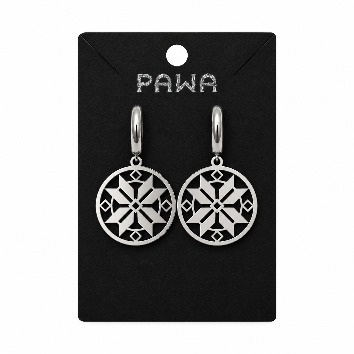 Belarusian Ornament Earrings PAWA KROPKA